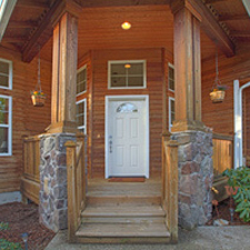 Cedar Wood Home Door